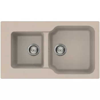 Мойка Omoikiri Maru 86-2-SA Tetogranit/бежевый