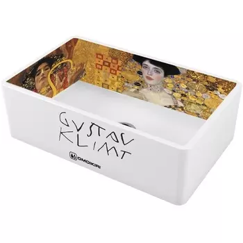Мойка Omoikiri Mikura 76-Klimt Natceramic/white