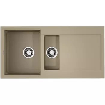 Мойка Omoikiri Sakaime 100-2-CH Tetogranit/шампань