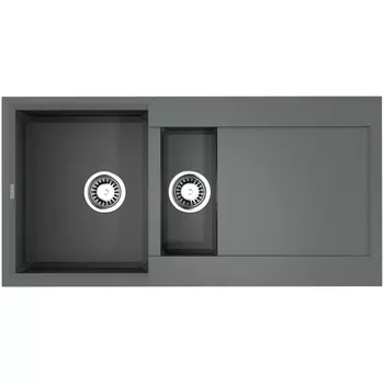 Мойка Omoikiri Sakaime 100-2-GR Tetogranit/leningrad grey