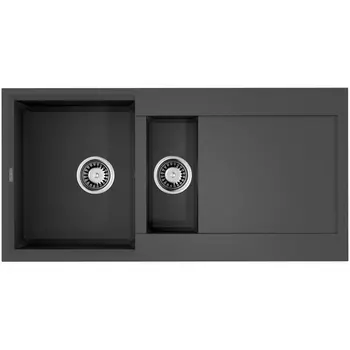 Мойка Omoikiri Sakaime 100-2-PL Tetogranit/платина