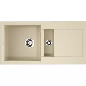 Мойка Omoikiri Sakaime 86-2-BE Tetogranit/ваниль