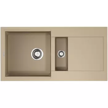 Мойка Omoikiri Sakaime 86-2-CH Tetogranit/шампань