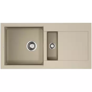 Мойка Omoikiri Sakaime 86-2-SA Tetogranit/бежевый