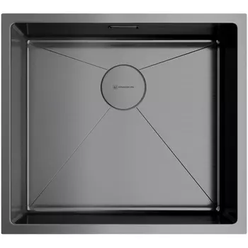 Мойка Omoikiri Taki 49-U/IF-GM нерж.сталь/вороненая сталь