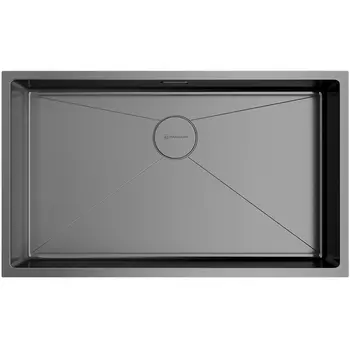 Мойка Omoikiri Taki 74-U/IF-GM нерж.сталь/вороненая сталь