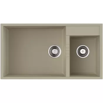 Мойка Omoikiri Tedori 85-2-U-BE Tetogranit/ваниль