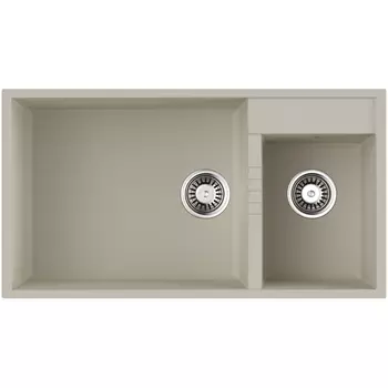 Мойка Omoikiri Tedori 85-2-U-WH Tetogranit/белый