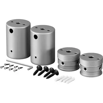 Набор для двухстороннего накладного монтажа Nemo D18 серебро Maytoni Круглый 360° 201153