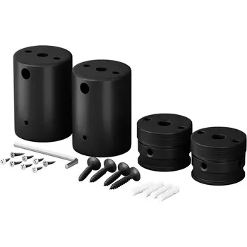 Набор для двухстороннего накладного монтажа Nemo D18 черный Maytoni Круглый 360° 201154