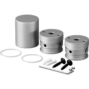 Набор для вертикального накладного монтажа Nemo D18 серебро Maytoni Круглый 360° 201150