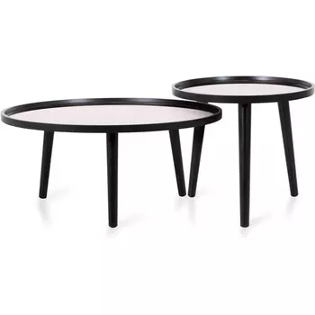 Набор журнальных столов Focus ОГОГО (арт.571265), (Зеркало,МДФ/Черный,Бронзовый) ОГОГО Обстановочка!