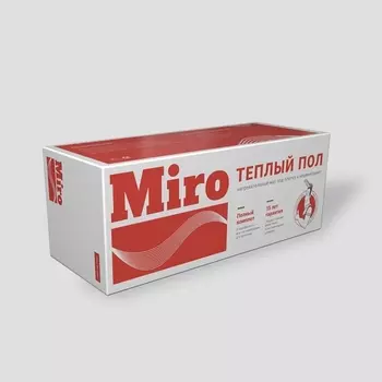 Нагревательный мат кв.м - Вт Miro NM 10 1500