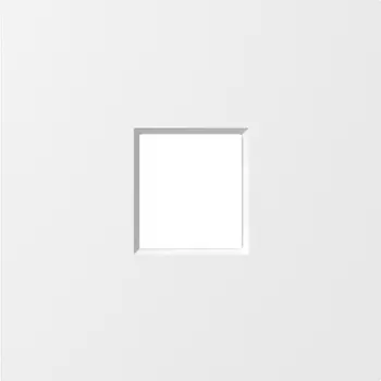 Накладка 1-я для розеток RJ45,TV,SAT, матовый белый Donel A07 DE85933