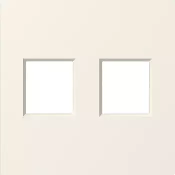 Накладка 2-я для розеток RJ45,TV,SAT, матовый кремовый Donel A07 DE86931