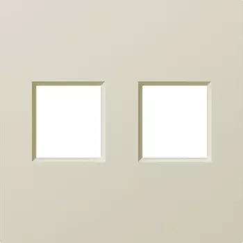 Накладка 2-я для розеток RJ45,TV,SAT, шампань Donel A07 DE86951