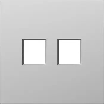 Накладка 2-я для розеток RJ45,TV,SAT, сталь Donel S08 DS86937