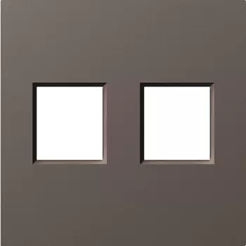 Накладка 2-я для розеток RJ45,TV,SAT, мокко Donel A07 DE86953