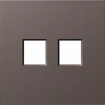 Накладка 2-я для розеток RJ45,TV,SAT, мокко Donel S08 DS86953