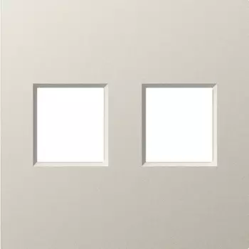Накладка 2-я для розеток RJ45,TV,SAT, матовый кашемир Donel A07 DE86935