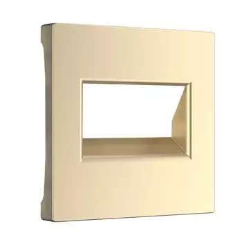 Накладка для двойной розетки Еthernet RJ-45 (шампань) Werkel W1191111 (a050852)