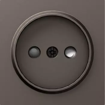 Накладка для розетки без заземления, со шторками 16A 250 В~, мокко Donel A07 DE21653