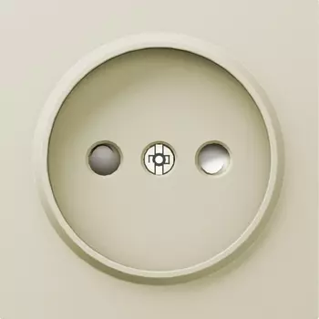 Накладка для розетки без заземления, со шторками 16A 250 В~, шампань Donel A07 DE21651