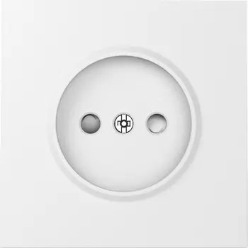 Накладка для розетки без заземления, со шторками 16A 250 В~, матовый белый Donel S08 DS21633