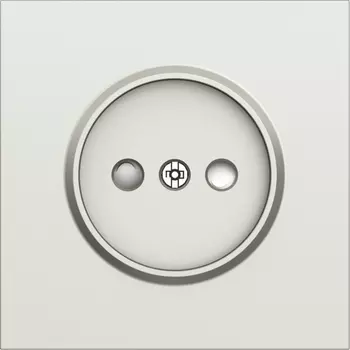 Накладка для розетки без заземления, со шторками 16A 250 В~, шампань Donel S08 DS21651