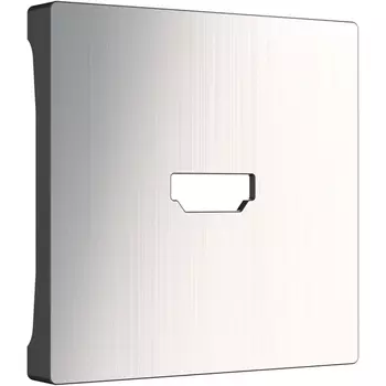 Накладка для розетки HDMI (глянцевый никель) Werkel WL02-HDMI-CP (a040418)