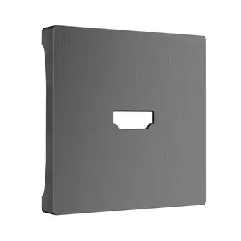 Накладка для розетки HDMI (графит рифленый) Werkel W1196004 (a050744)