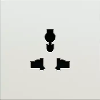 Накладка для розетки мультистандарт, со шторками 16A 250 В~, шампань Donel S08 DS11651