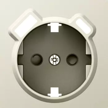 Накладка для розетки Schuko с зарядным устройством USB A+C, со шторками 16A 250В, шампань Donel A07 DE22951