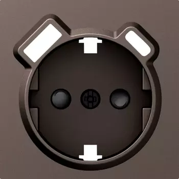 Накладка для розетки Schuko с зарядным устройством USB A+C, со шторками 16A 250В, мокко Donel A07 DE22953