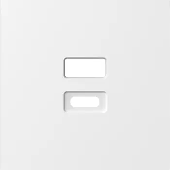 Накладка для розеток USB, матовый белый Donel A07 DE28633