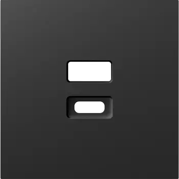 Накладка для розеток USB, матовый карбон Donel A07 DE28630