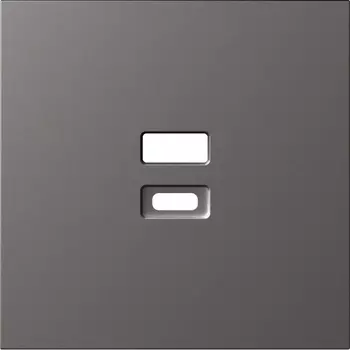 Накладка для розеток USB, матовый титан Donel S08 DS28645