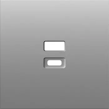 Накладка для розеток USB, серый графит Donel S08 DS28659