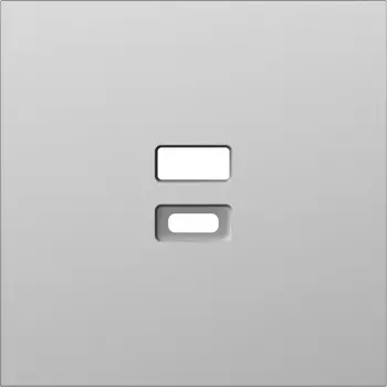 Накладка для розеток USB, сталь Donel S08 DS28637