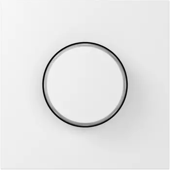 Накладка для светорегулятора поворотного, матовый белый Donel S08 DS65033