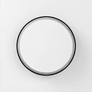 Накладка для светорегулятора поворотного, матовый белый Donel A07 DE65033