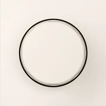 Накладка для светорегулятора поворотного, матовый кремовый Donel A07 DE65031