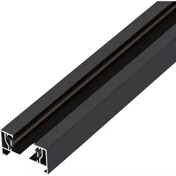 Накладной шинопровод однофазный металл/медь, черный, 1 метр Escada Prima ESTR10001