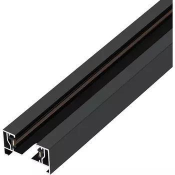 Накладной шинопровод однофазный металл/медь, черный, 2 метра Escada Prima ESTR10003