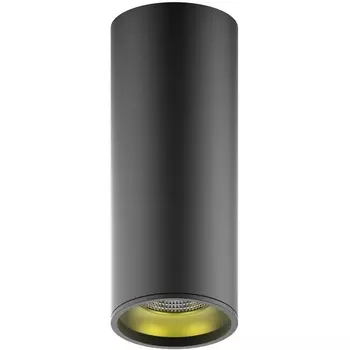 Накладной светильник Gauss Overhead HD009 12W 900lm 3000K IP20 черный LED