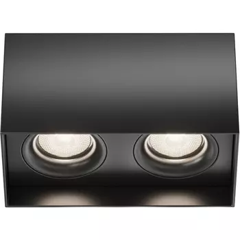 Накладной потолочный светильник Slim GU10 2x50Вт Maytoni Technical C015CL-02B