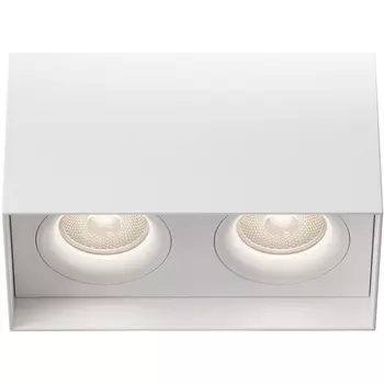 Накладной потолочный светильник Slim GU10 2x50Вт Maytoni Technical C015CL-02W