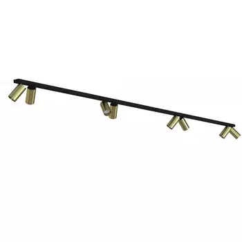 Накладной светильник спот Nowodvorski Mono 2x150 Black/Brass 7754