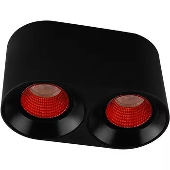 Накладной светильник светодиодный DK3096-BK+RD (Denkirs)