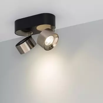 Накладной точечный светильник светодиодный SP-PLURIO-SURFACE-RS179x78-18W Day4000 (BK-NI, 36 deg, 230V) (Arlight, IP20 Металл, 3 года) 040465